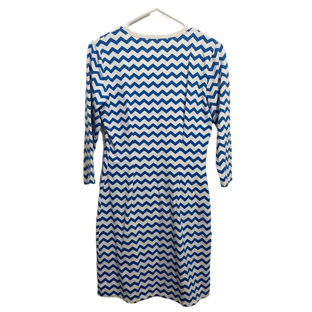 J. Mclaughlin Blue And White Striped Dress - image 2